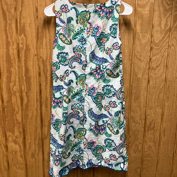 Talbots 6P Paisley Shift Dress - Picture 5 of 10